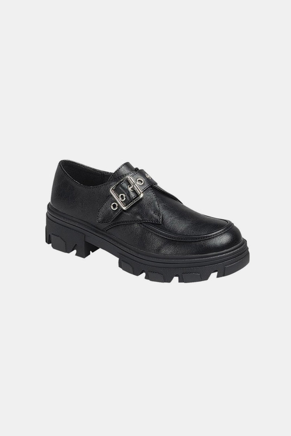 Forever Link Buckled Platform Lug Sole Loafers-Chaelisa's New Jammies