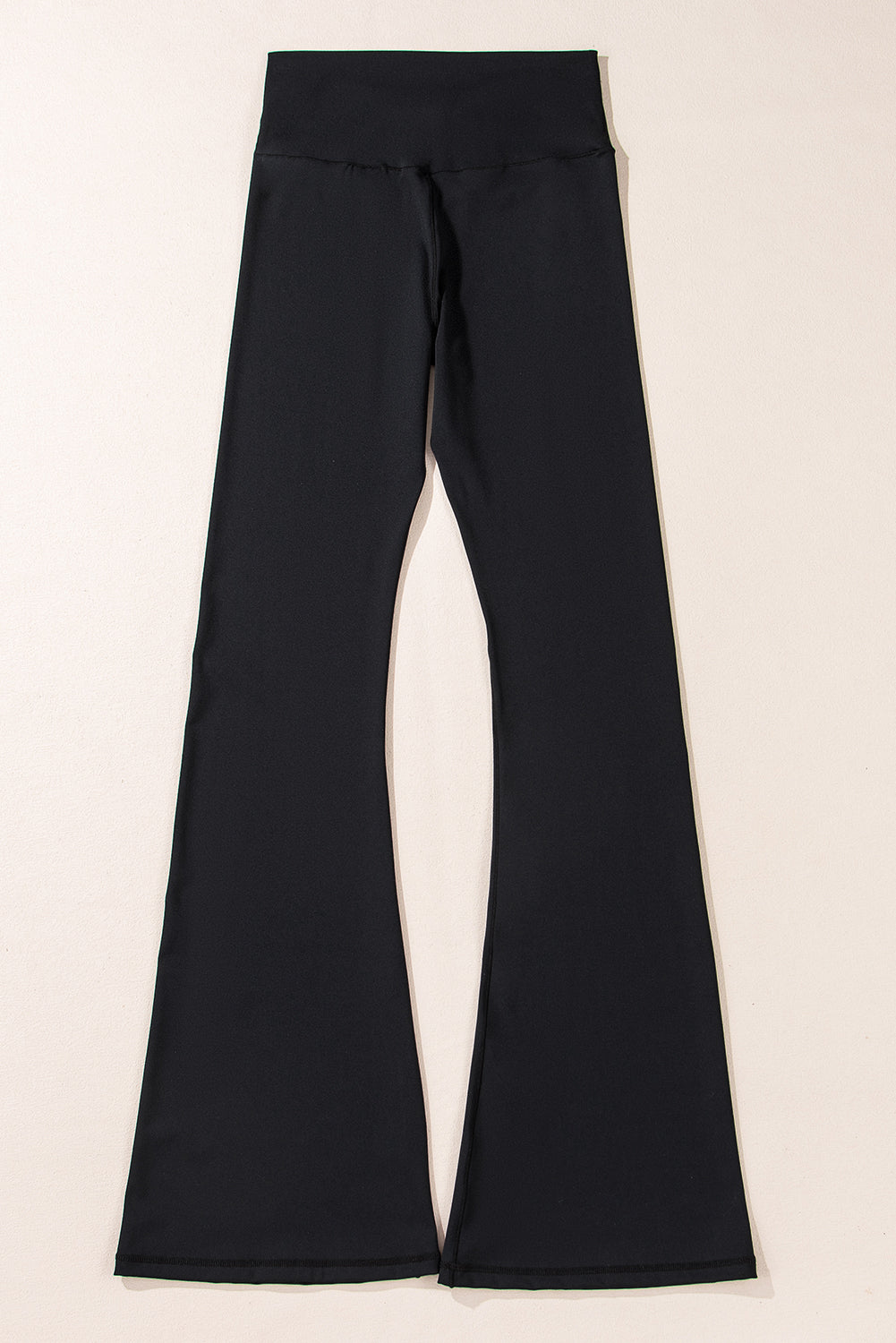 Black V Shape High Waist Flared Leggings-Chaelisa's New Jammies