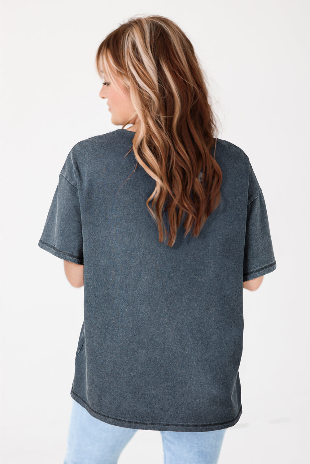 High-Rise Western Cowboy Boots Graphic Tee-Chaelisa's New Jammies