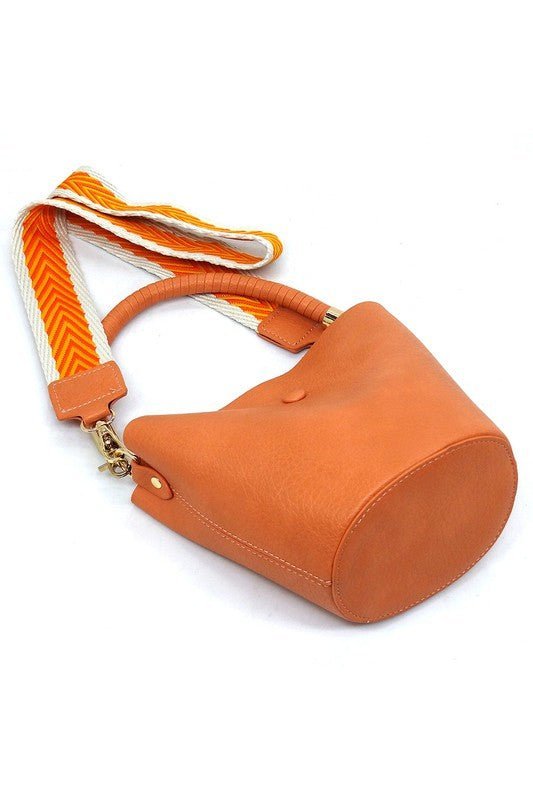 Fashion Bucket Crossbody Bag with Guitar Strap - Chaelisa's New Jammies