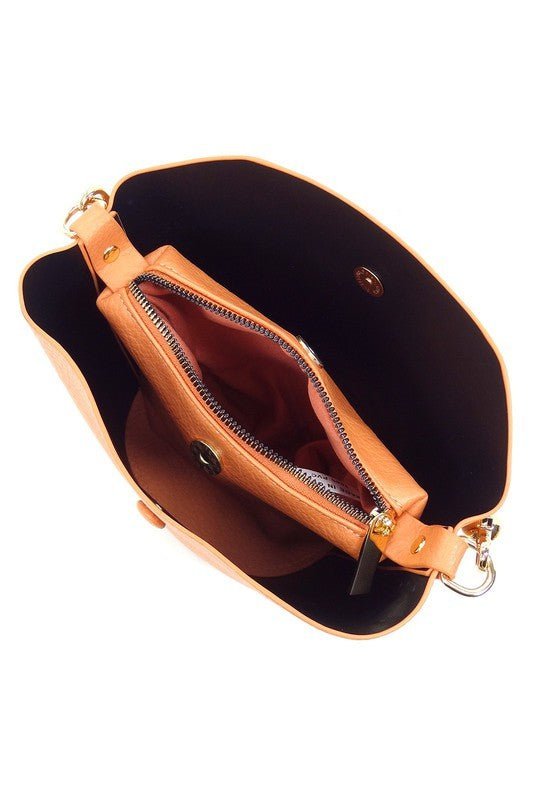Fashion Bucket Crossbody Bag with Guitar Strap - Chaelisa's New Jammies