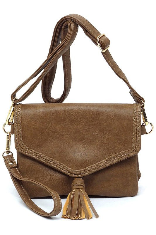 Fashion Tassel Flap Envelope Clutch Crossbody Bag - Chaelisa's New Jammies