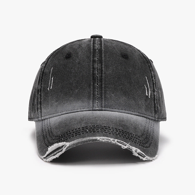 Distressed Washed Adjustable Baseball Cap-Chaelisa's New Jammies