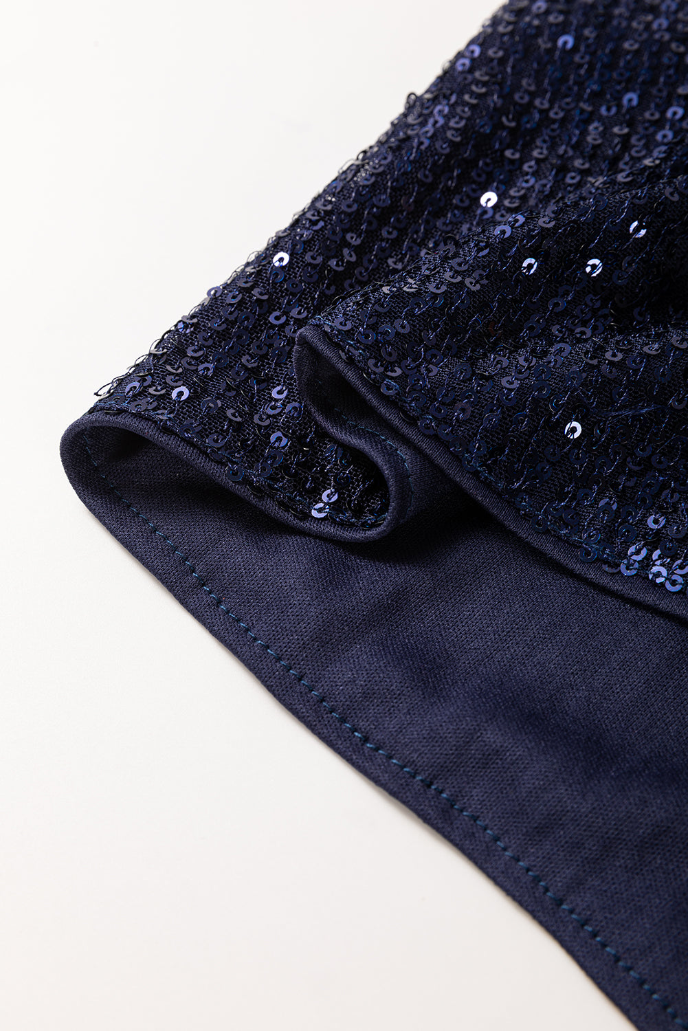 Dirty blue Sequined Deep V Neck Buttoned Tank Top-Chaelisa's New Jammies