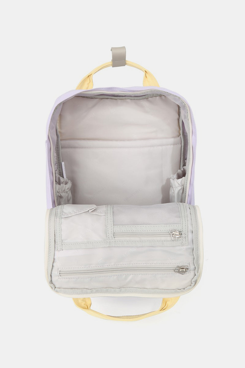 Himawari Contrast Water and Scratch-Resistant Nylon Backpack Bag-Chaelisa's New Jammies