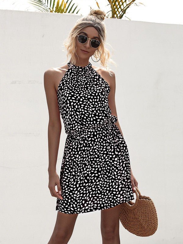 Halter Tie Back Dress - Chaelisa's New Jammies
