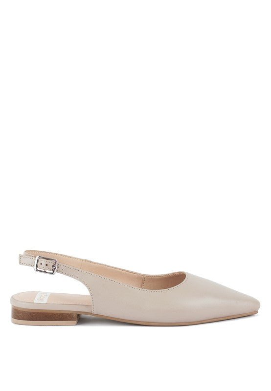 Hocane Real Suede Leather Slingback Sandals - Chaelisa's New Jammies