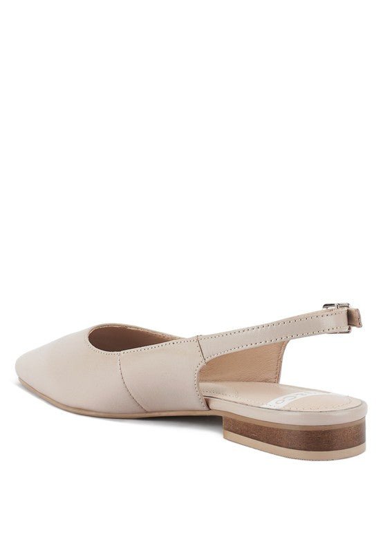 Hocane Real Suede Leather Slingback Sandals - Chaelisa's New Jammies