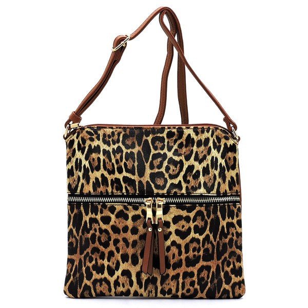 Leopard Zip Crossbody Bag - Chaelisa's New Jammies