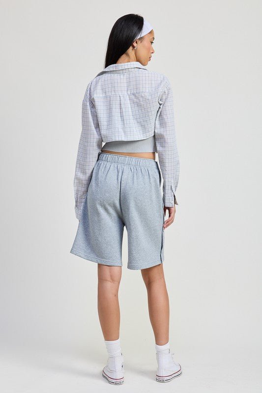 LONG SLEEVE COLLARED BUTTON UP SHIRT - Chaelisa's New Jammies