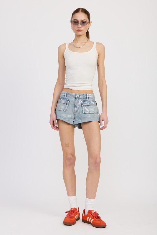 LOW WAIST DENIM SHORTS - Chaelisa's New Jammies