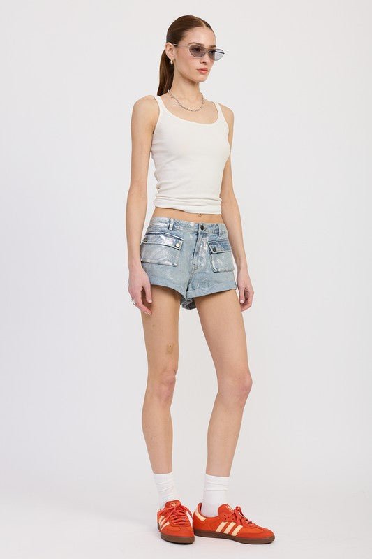 LOW WAIST DENIM SHORTS - Chaelisa's New Jammies