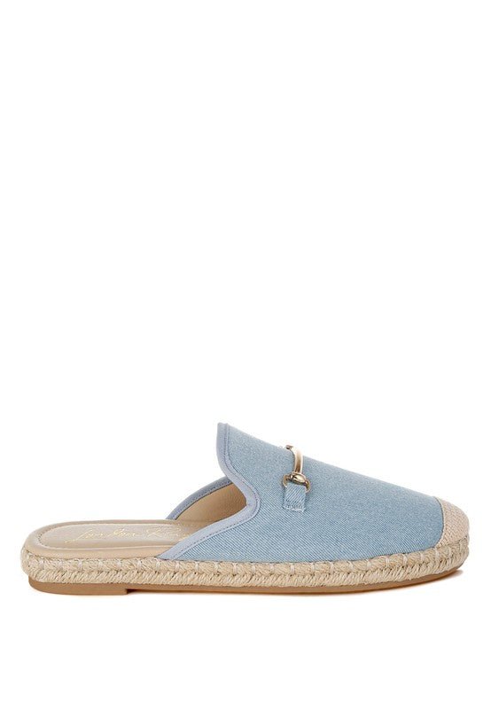 Midori Denim Slip - On Mules - Chaelisa's New Jammies