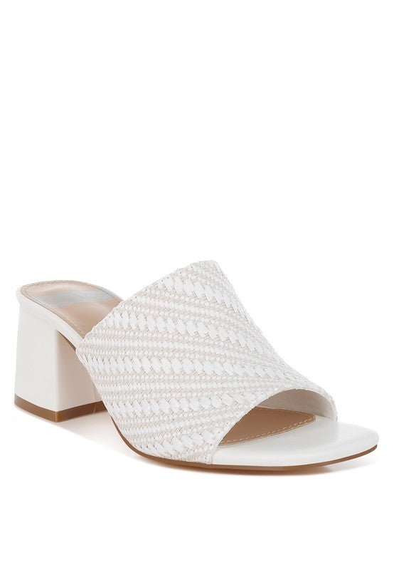 Morgana Woven Raffia Slip Ons - Chaelisa's New Jammies