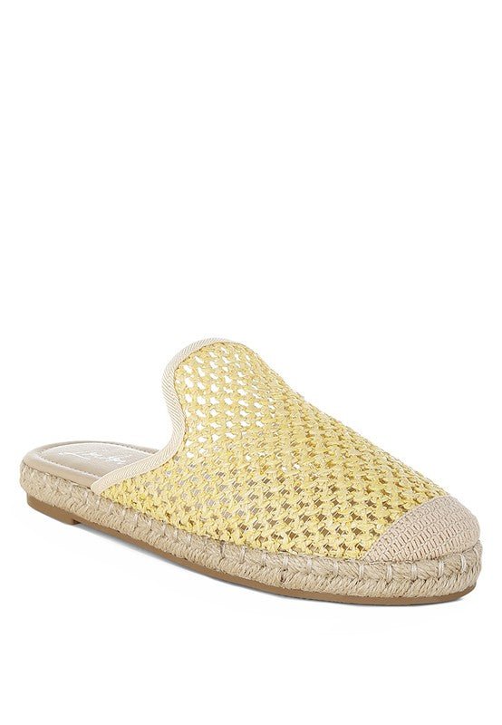 Nongai Raffia Espadrilles Mules - Chaelisa's New Jammies