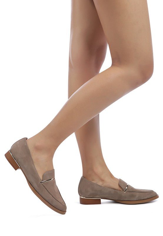 PAULINA Suede Leather Loafers - Chaelisa's New Jammies