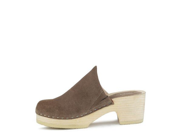 RAG & CO DARCIE TAUPE SUEDE CLOGS - Chaelisa's New Jammies