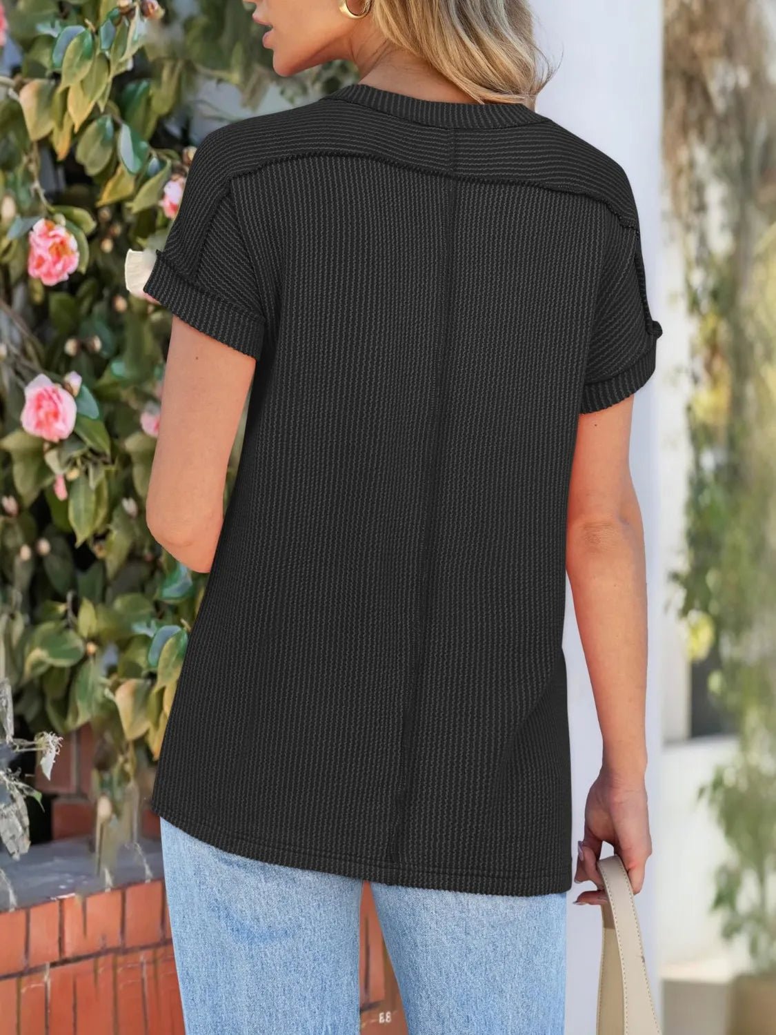 Round Neck Short Sleeve T-Shirt - Chaelisa's New Jammies