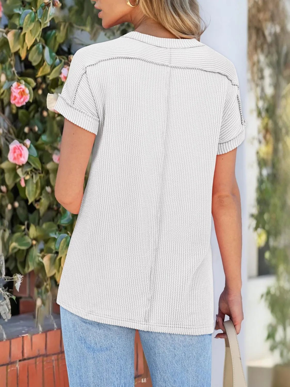 Round Neck Short Sleeve T-Shirt - Chaelisa's New Jammies