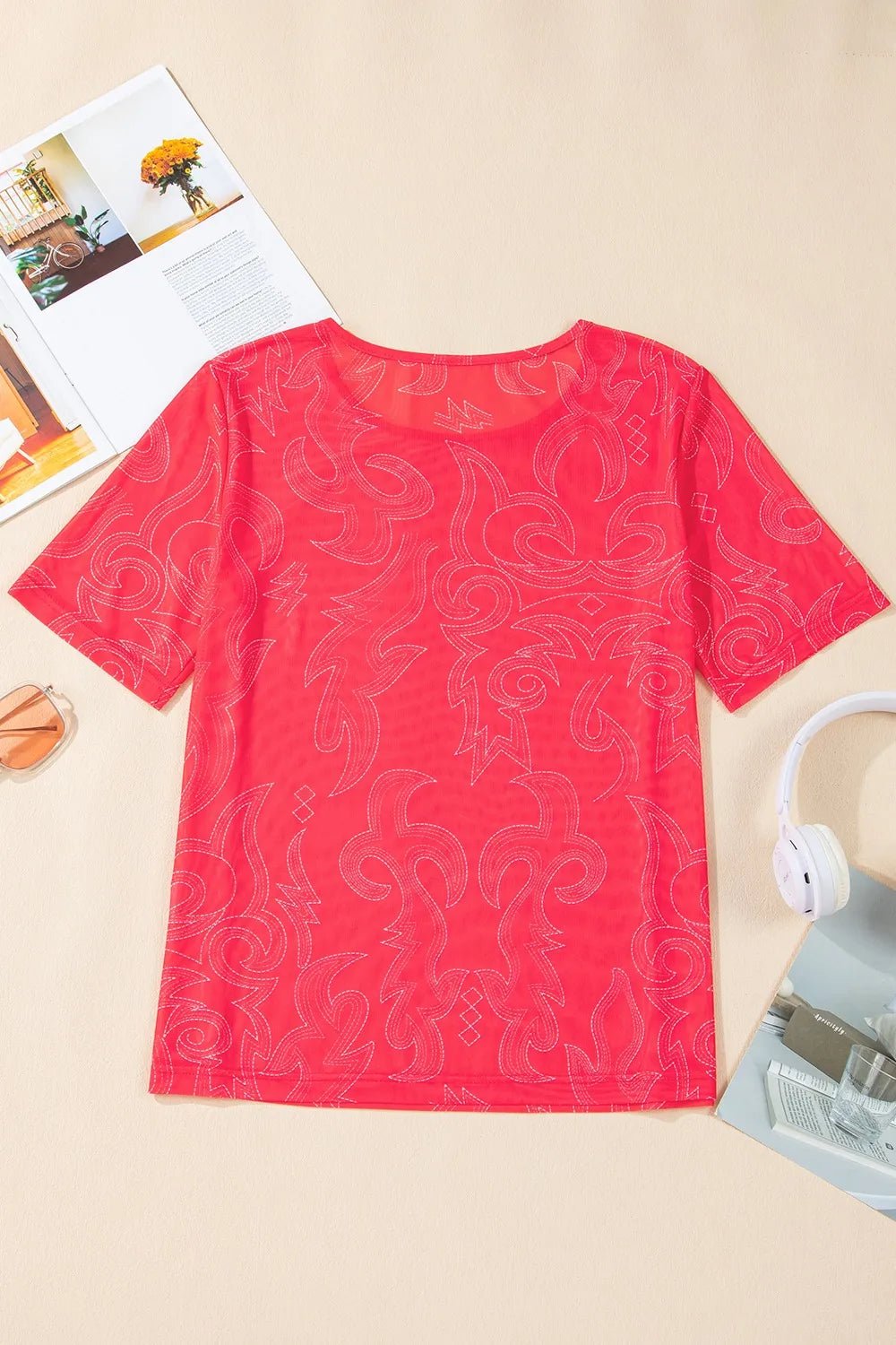 Round Neck Short Sleeve T-Shirt - Chaelisa's New Jammies