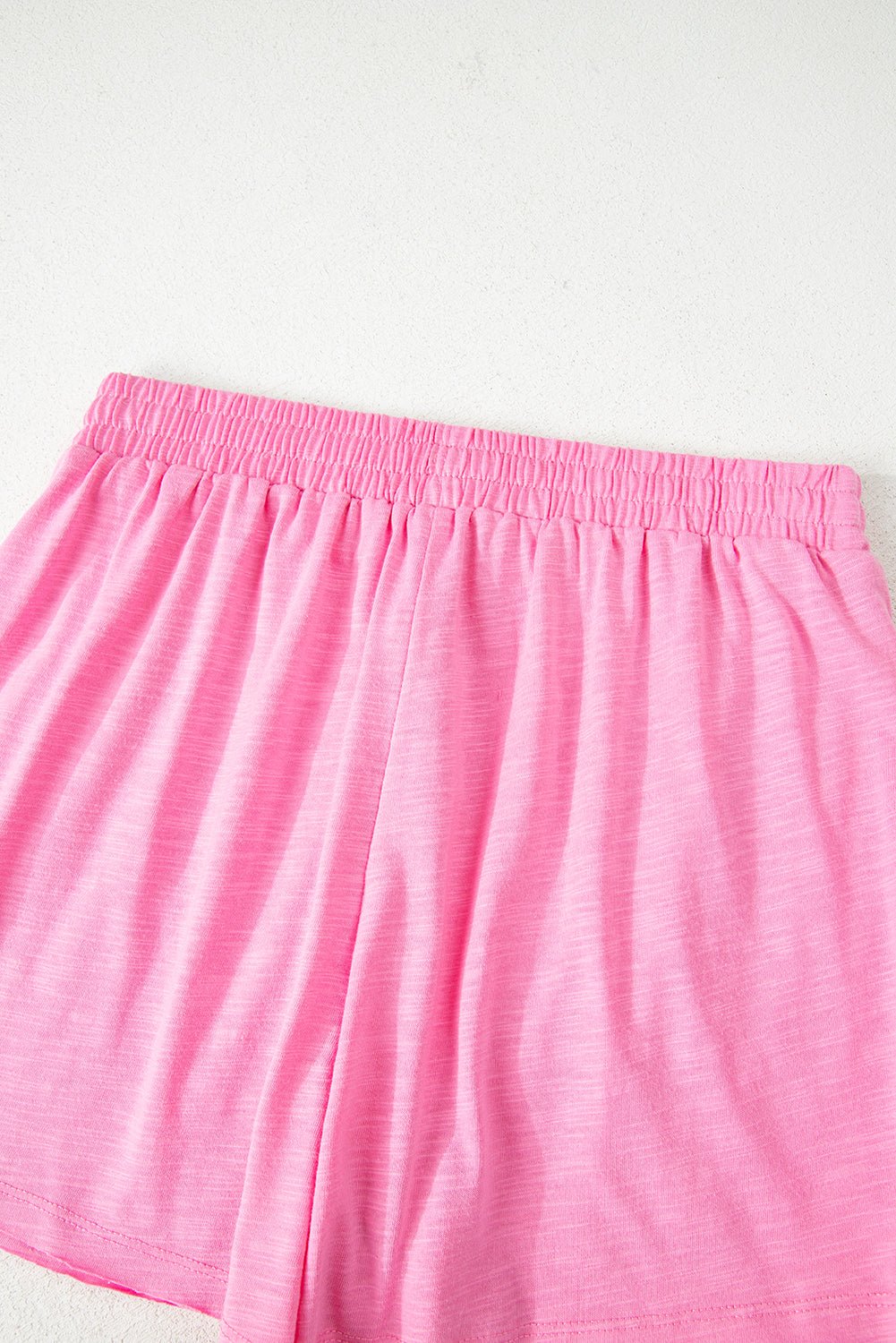 Sachet Pink Loose Fit Half Sleeve T Shirt and High Waist Skirt Set - Chaelisa's New Jammies