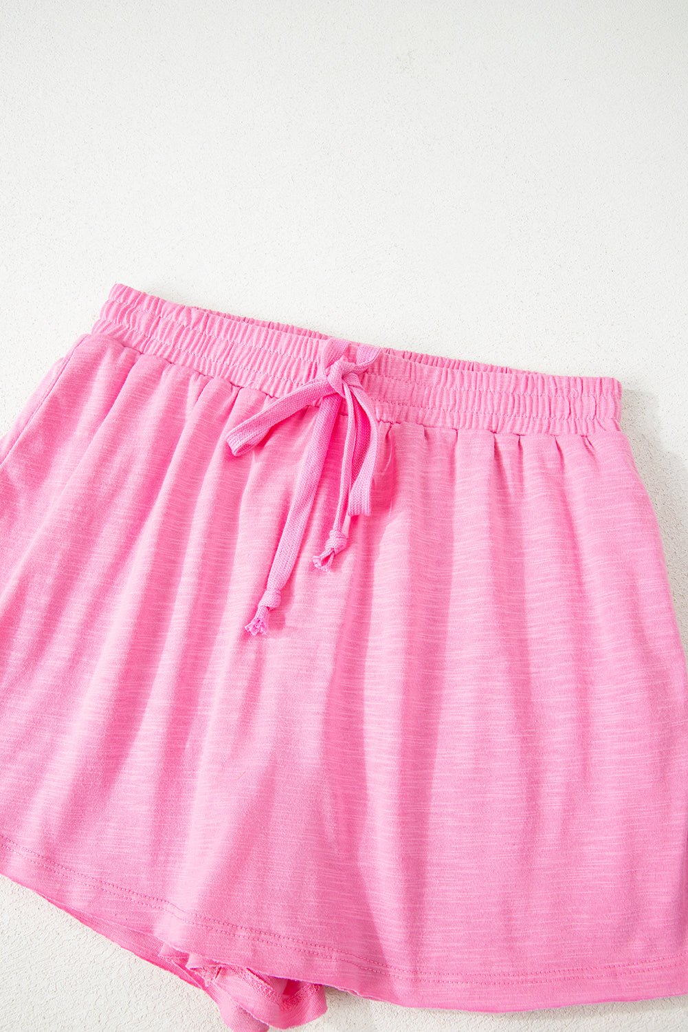 Sachet Pink Loose Fit Half Sleeve T Shirt and High Waist Skirt Set - Chaelisa's New Jammies
