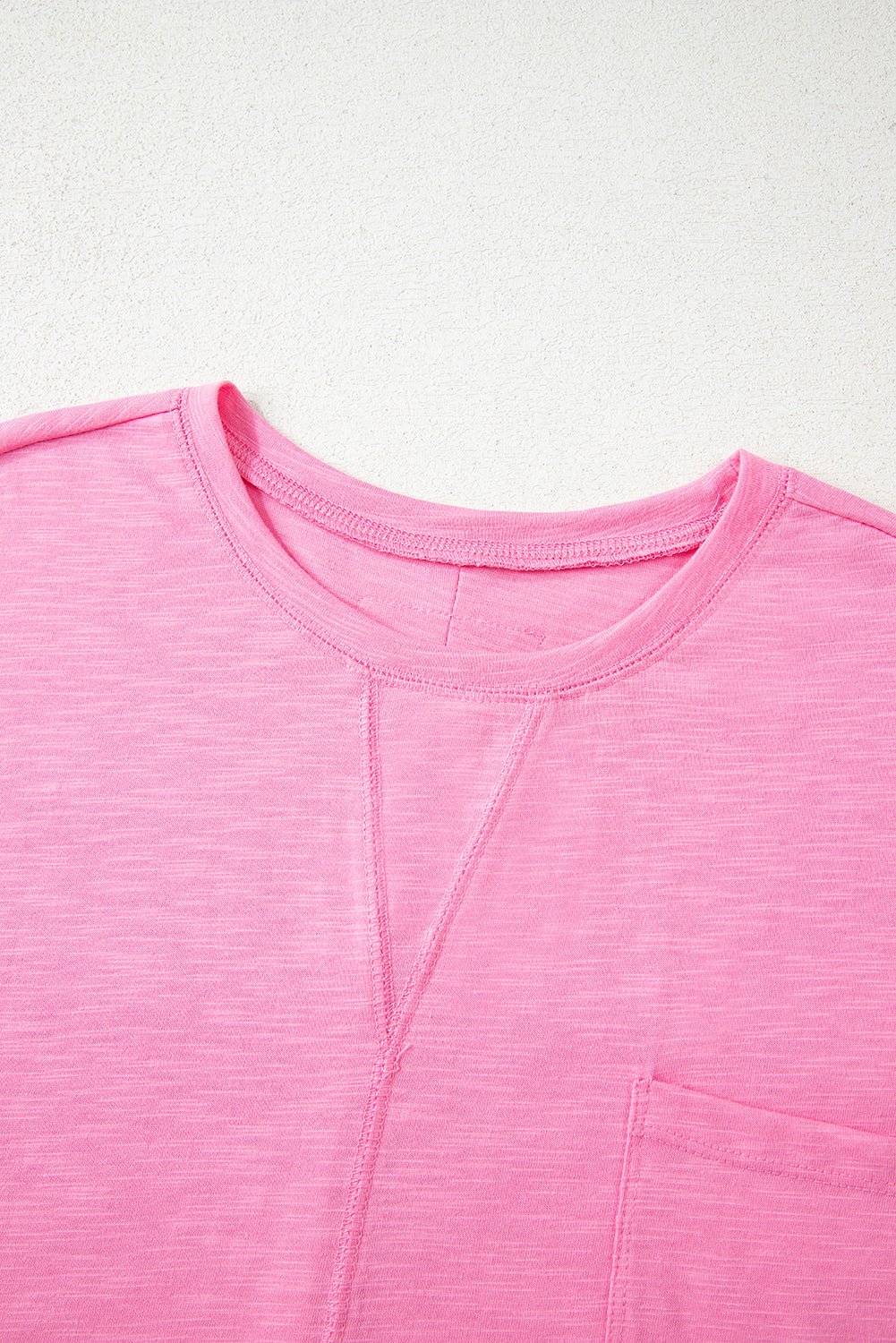 Sachet Pink Loose Fit Half Sleeve T Shirt and High Waist Skirt Set - Chaelisa's New Jammies