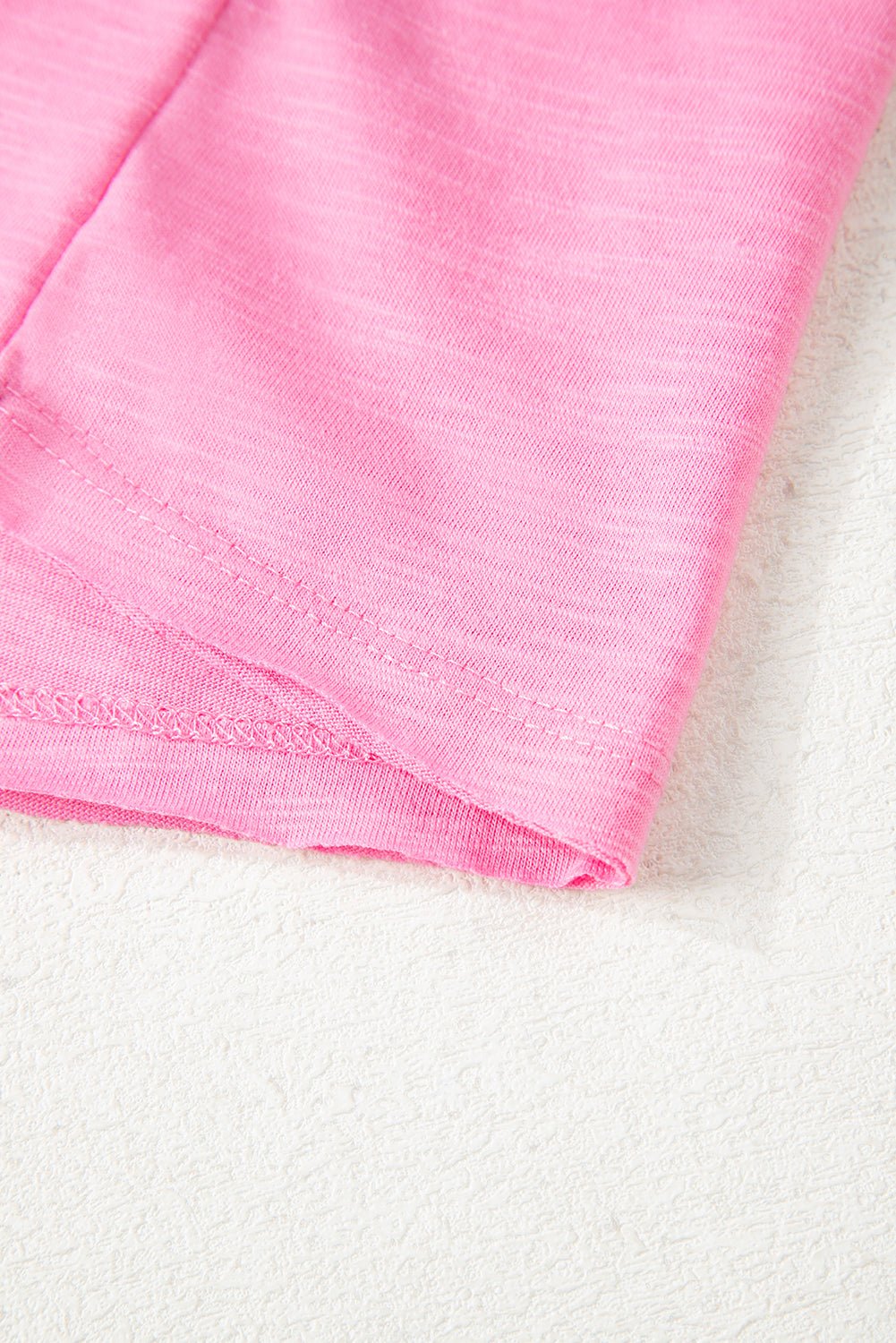 Sachet Pink Loose Fit Half Sleeve T Shirt and High Waist Skirt Set - Chaelisa's New Jammies