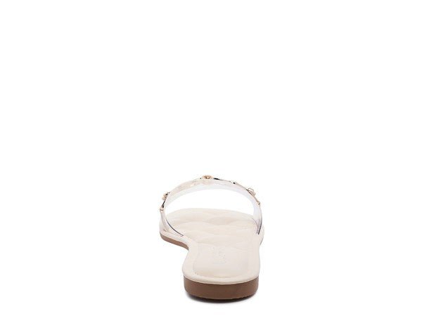 SCOTH Clear Buckled Quilted Slides - Chaelisa's New Jammies