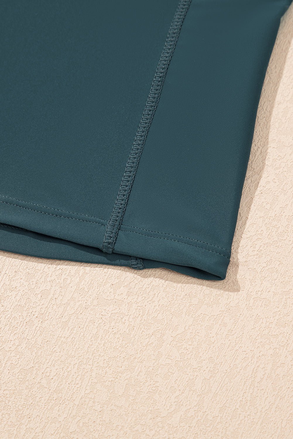 Sea Green Solid Pocketed Crossover High Waist Swim Skort - Chaelisa's New Jammies