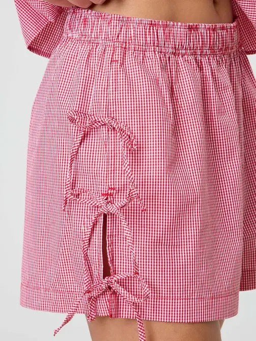 Side Tie bow shorts - Chaelisa's New Jammies