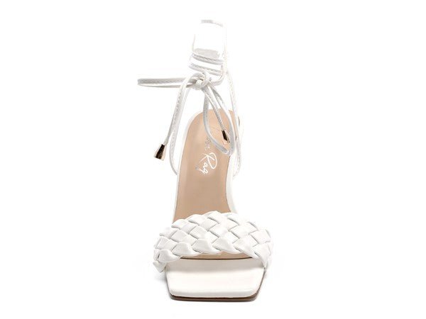 SKORA TIE UP HEELED SANDALS - Chaelisa's New Jammies