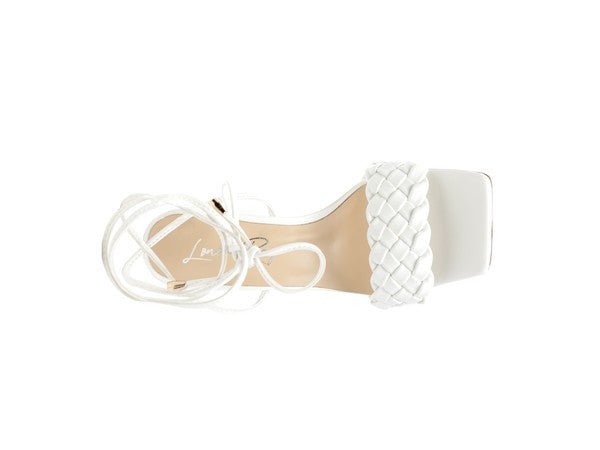 SKORA TIE UP HEELED SANDALS - Chaelisa's New Jammies