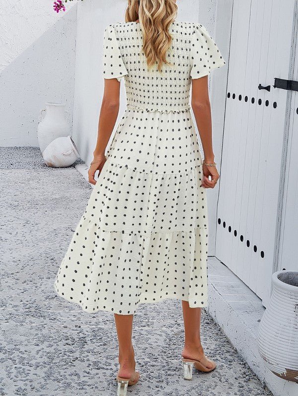 Smocked midi Dress - Chaelisa's New Jammies