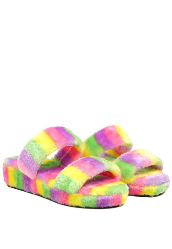 SMOOTHIE FUR SLIP - ON FLATS - Chaelisa's New Jammies