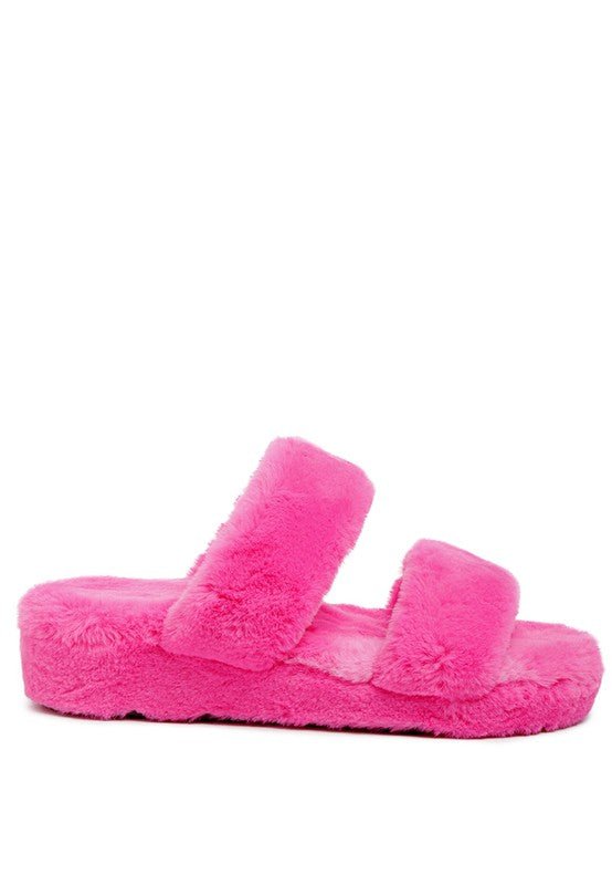 SMOOTHIE FUR SLIP - ON FLATS - Chaelisa's New Jammies