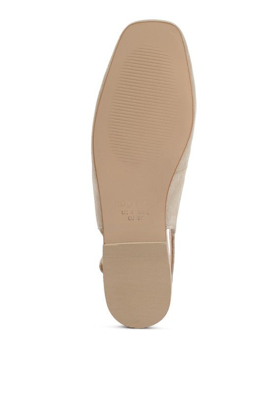 Sozani Genuine Suede Leather Slingback Flats - Chaelisa's New Jammies