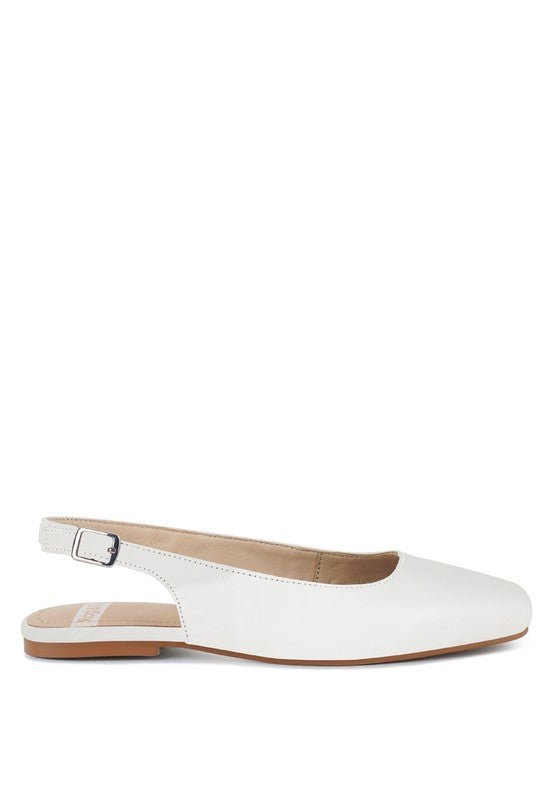Sozani Real Soft Leather Slingback Flats - Chaelisa's New Jammies