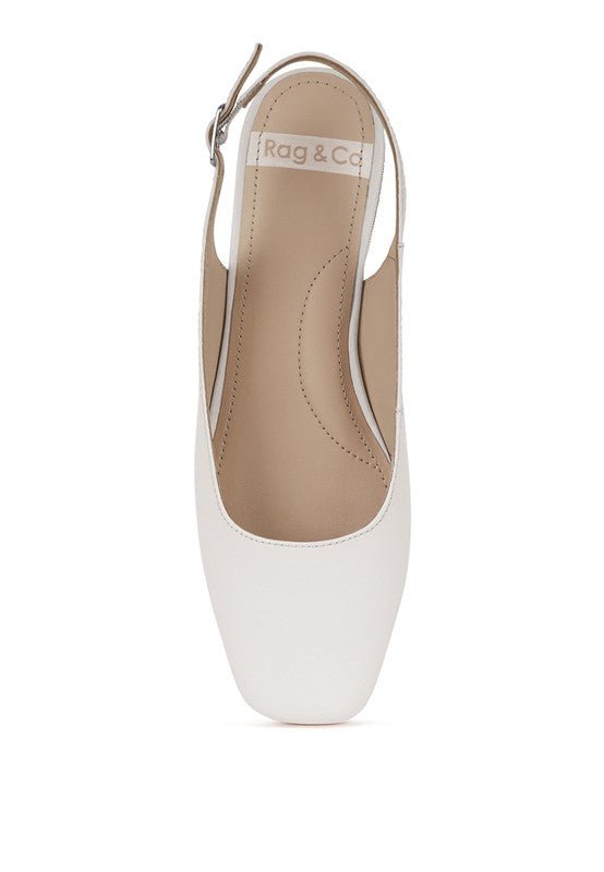 Sozani Real Soft Leather Slingback Flats - Chaelisa's New Jammies