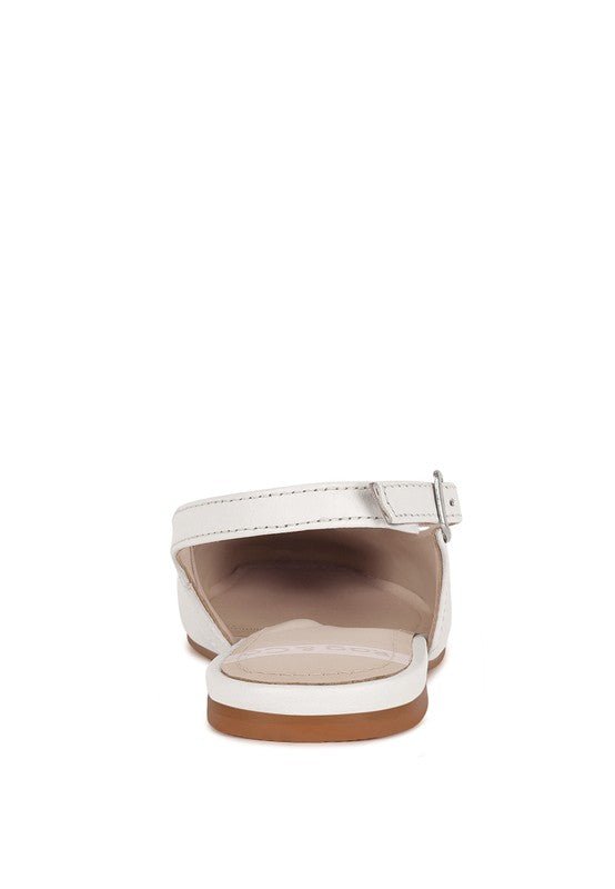 Sozani Real Soft Leather Slingback Flats - Chaelisa's New Jammies