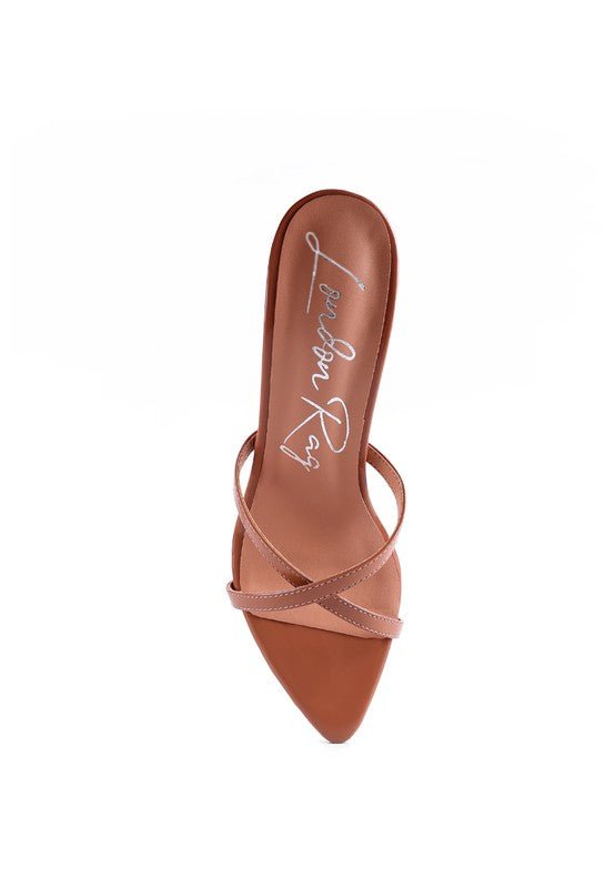 SPELLBOUND HIGH HEELED POINTED TOE SANDAL - Chaelisa's New Jammies