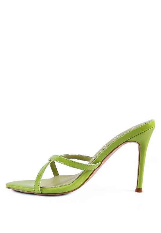 SPELLBOUND HIGH HEELED POINTED TOE SANDAL - Chaelisa's New Jammies