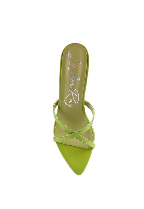 SPELLBOUND HIGH HEELED POINTED TOE SANDAL - Chaelisa's New Jammies
