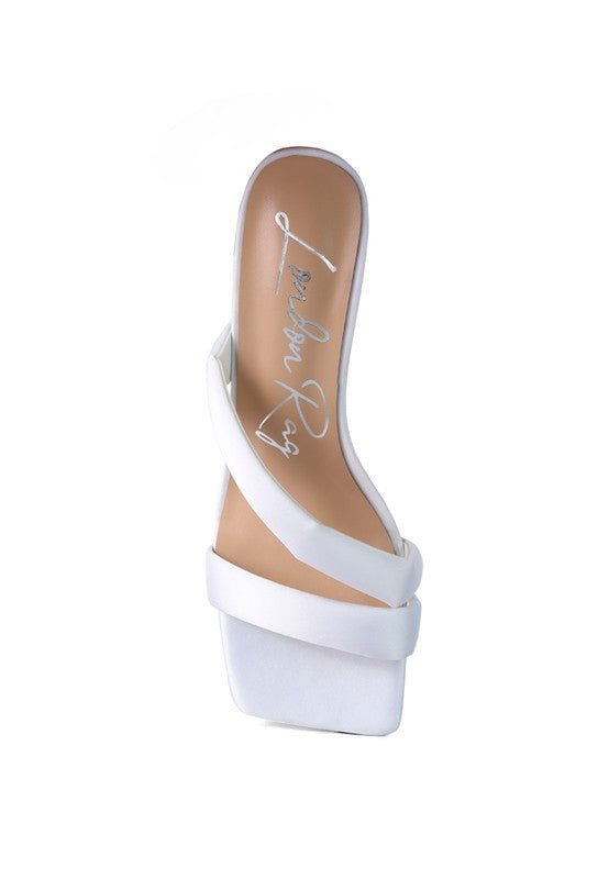 SPICE UP CROSS STRAP HEELS - Chaelisa's New Jammies