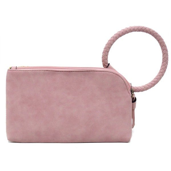 Straw Cuff Handle Tassel Wristlet Clutch - Chaelisa's New Jammies