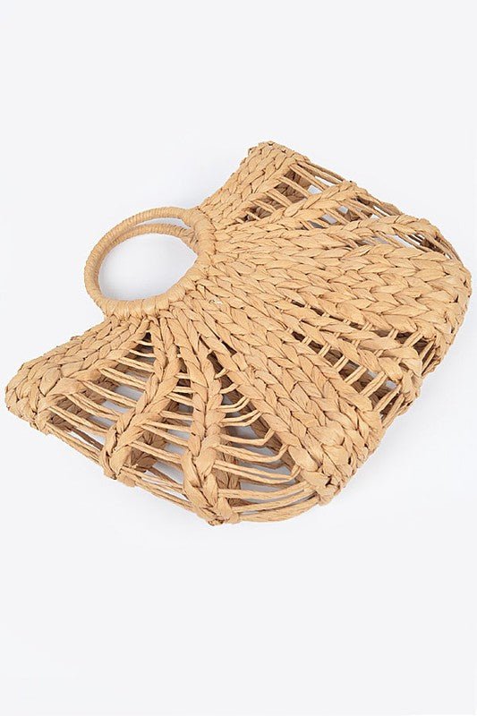 Straw Top Handle Summer Bag - Chaelisa's New Jammies