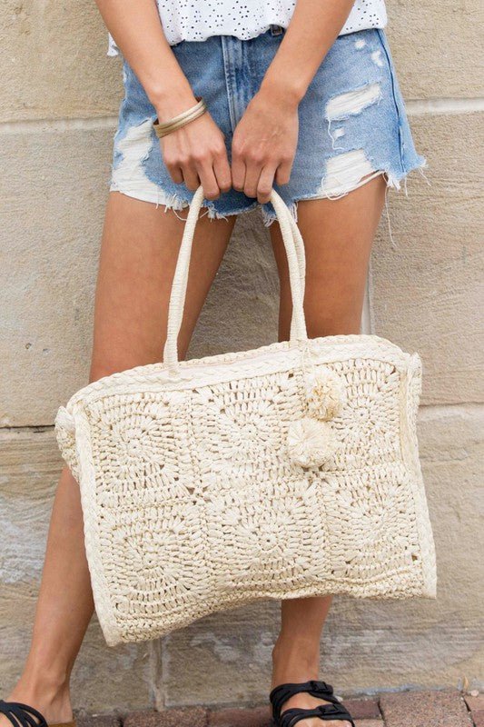 Straw Traveler Tote - Chaelisa's New Jammies