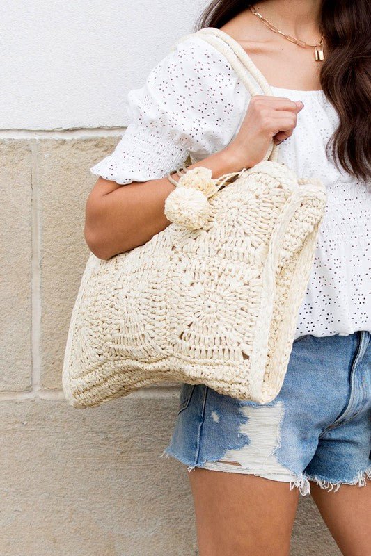 Straw Traveler Tote - Chaelisa's New Jammies