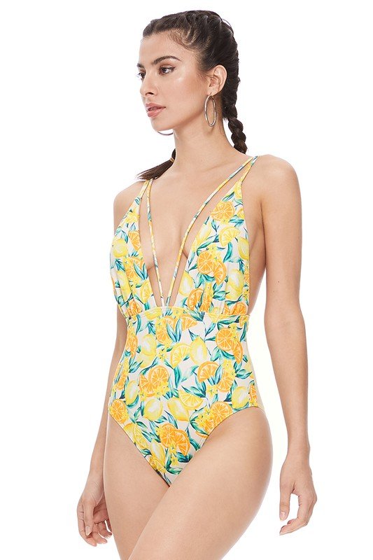 TEXTURED LEMON MESH ONE PIECE - Chaelisa's New Jammies