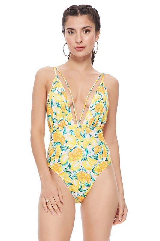 TEXTURED LEMON MESH ONE PIECE - Chaelisa's New Jammies